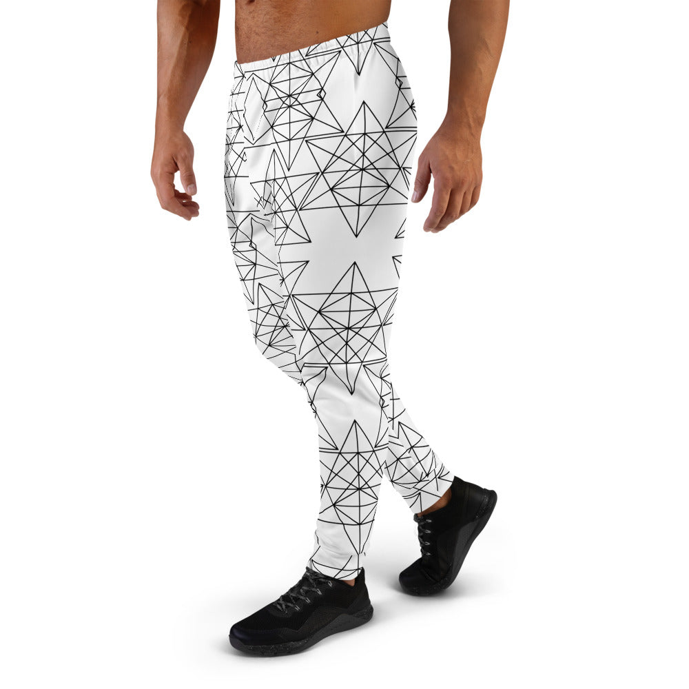 Festival Tetra Men's Joggers Geometrical Sweatpants - seed