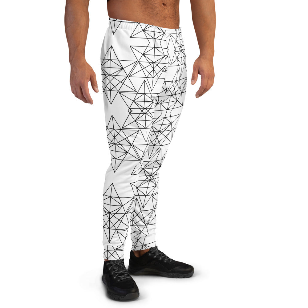 Festival Tetra Men's Joggers Geometrical Sweatpants - seed