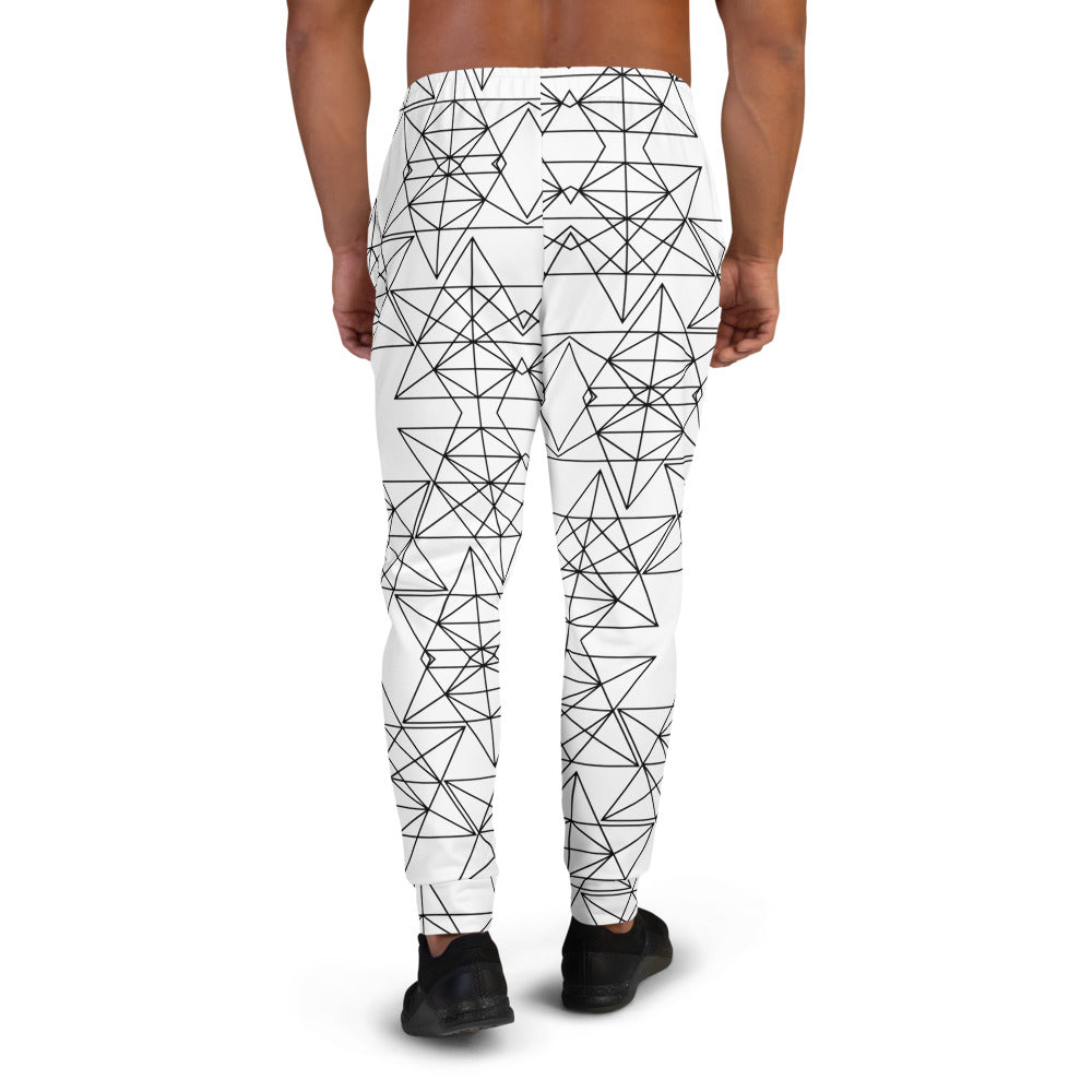 Festival Tetra Men's Joggers Geometrical Sweatpants - seed