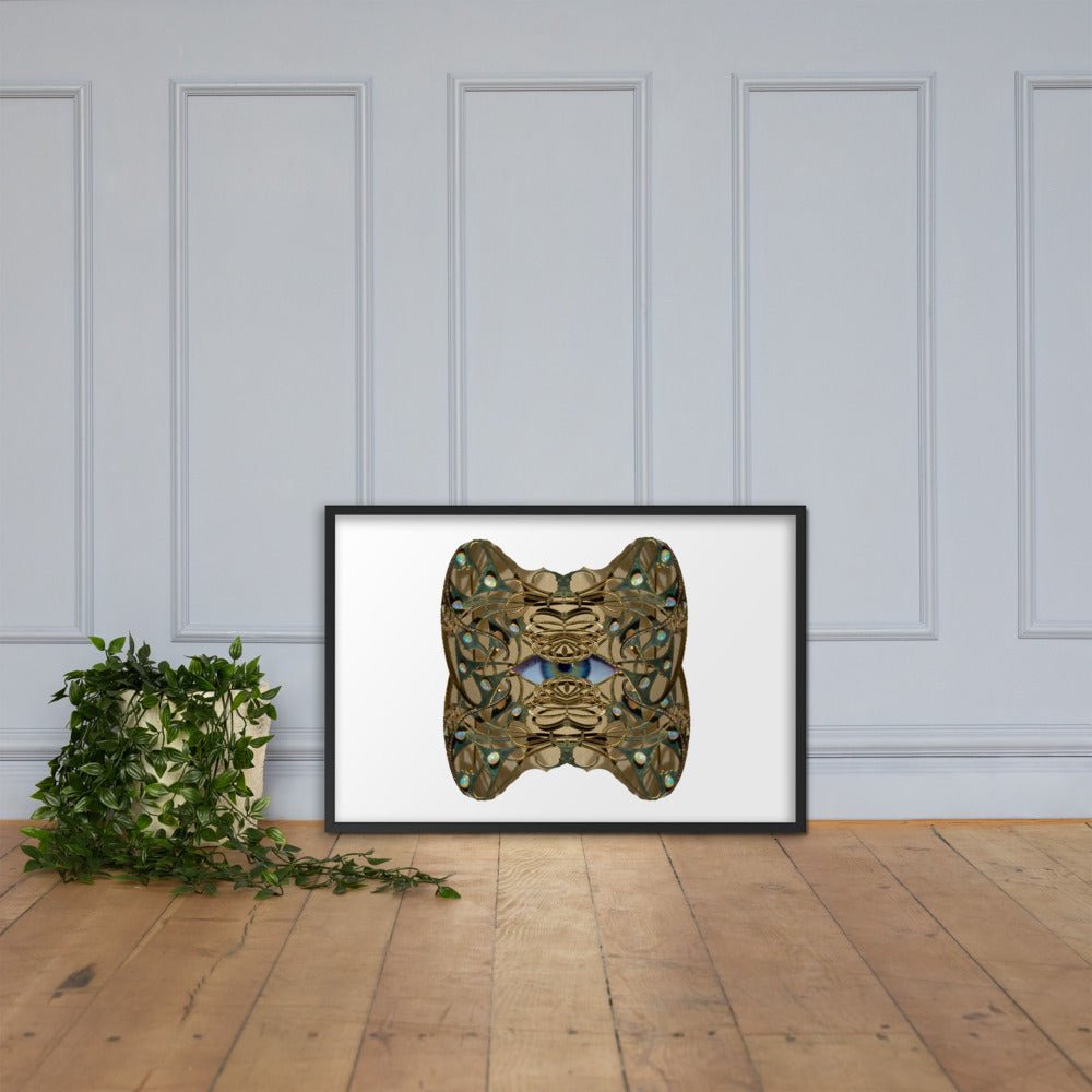 Sacred Eye Framed matte paper poster - seed