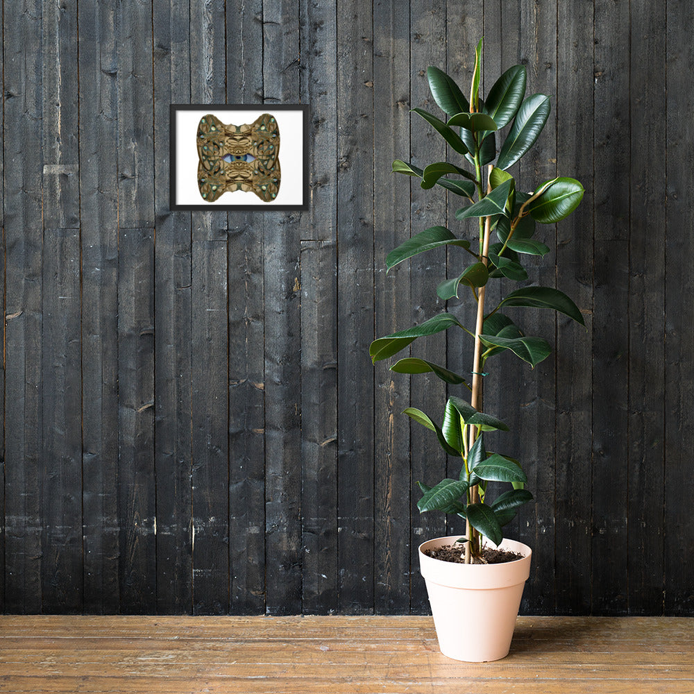 Sacred Eye Framed matte paper poster - seed